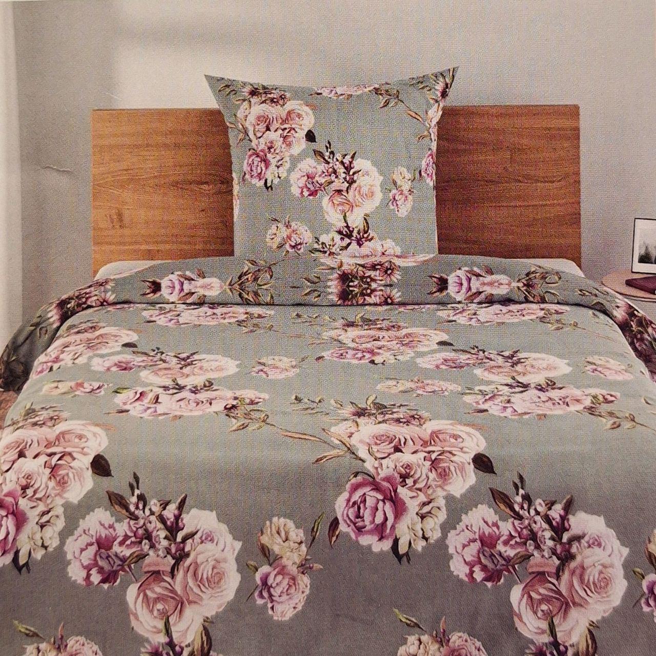 Пододеяльник из сатина 155х220 см и наволочка 80х80 см (1659)