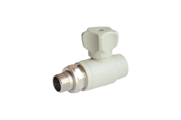 Кран поліпропіленовий Formul PPR кульовий прямий з американкою зовнішня різьба-пайка 25 мм x 3/4" (TAR-000057461)