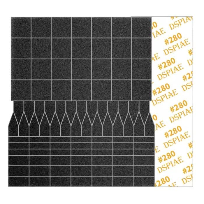 Шліфувальний папір DSPIAE SP-ES02 зернистість 280 70x80 мм 5 шт.