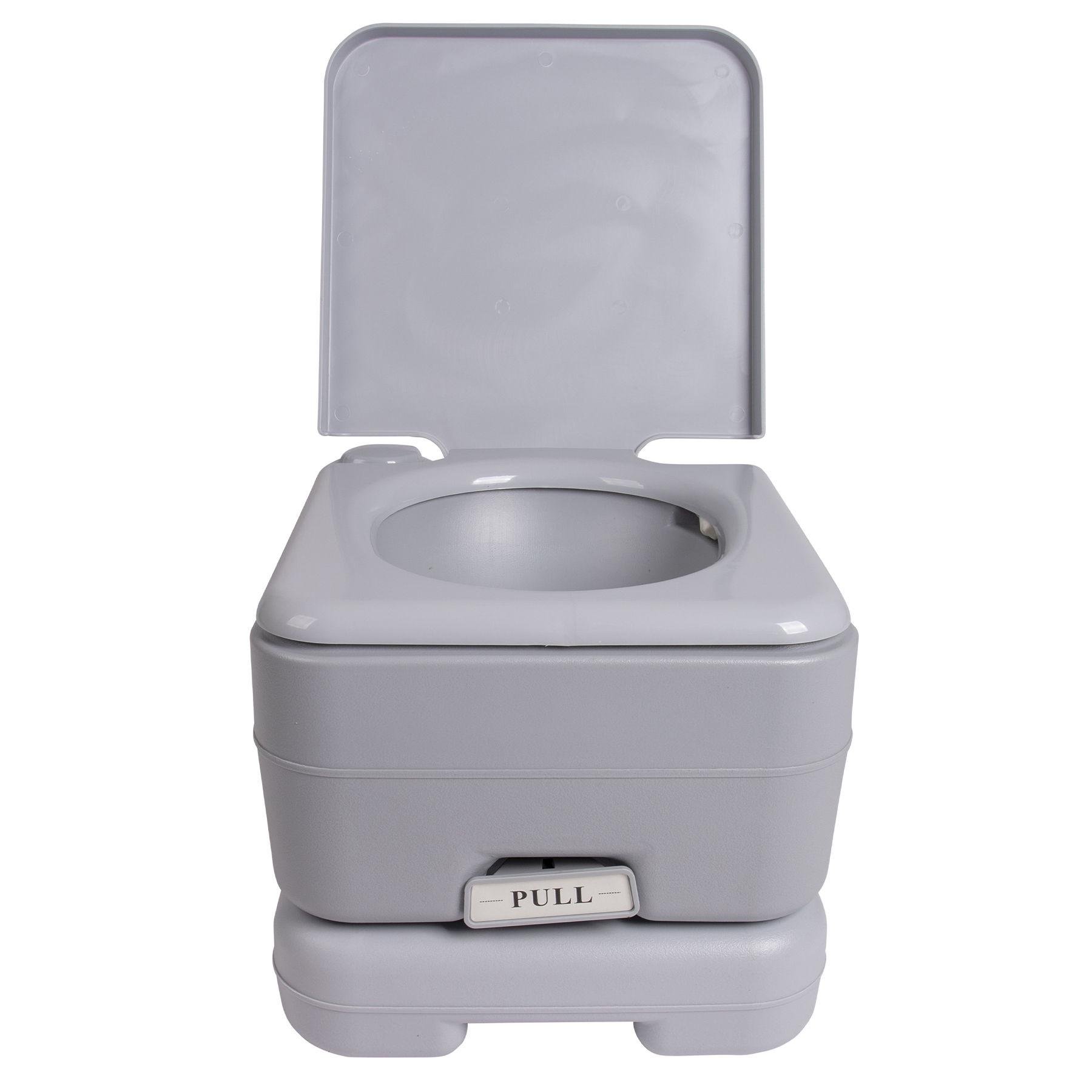 Биотуалет Bo-Camp Portable Toilet Flush 10 Liters Grey (5502825) - фото 8