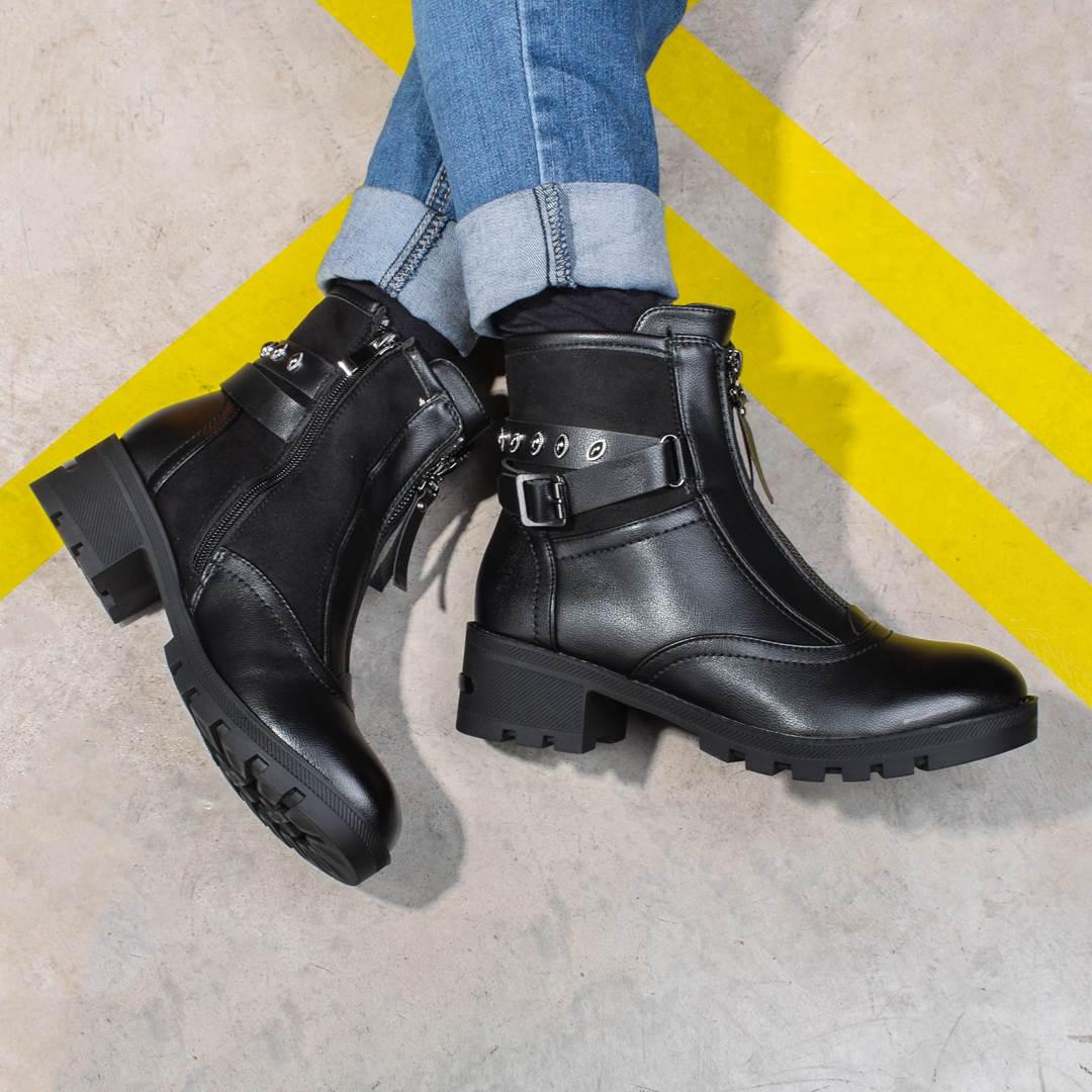 Ботинки женские зимние на меху с декором 326191 р. 37 23,5 см