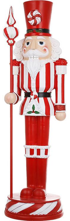 Фігура декоративна Лускунчик Candy 61 см Червоний з білим