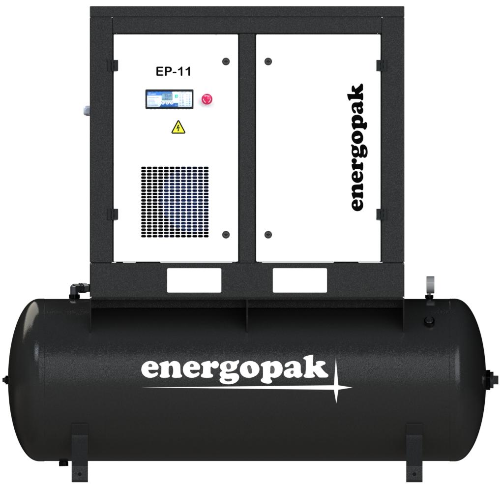 Компресор гвинтовий Energopak EP 11-T270 з ресивером 270 л 1,45 м3/хв 10 бар 11 кВт - фото 2