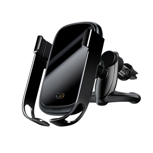 Держатель BASEUS WXHW01-01 Quick Charge 3.0 Wireless Black