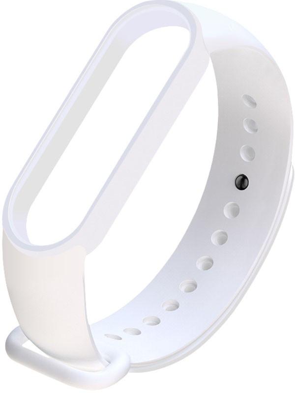 Ремінець UWatch Replacement Silicone Band For Xiaomi Mi Band 5/6/7 White - фото 1