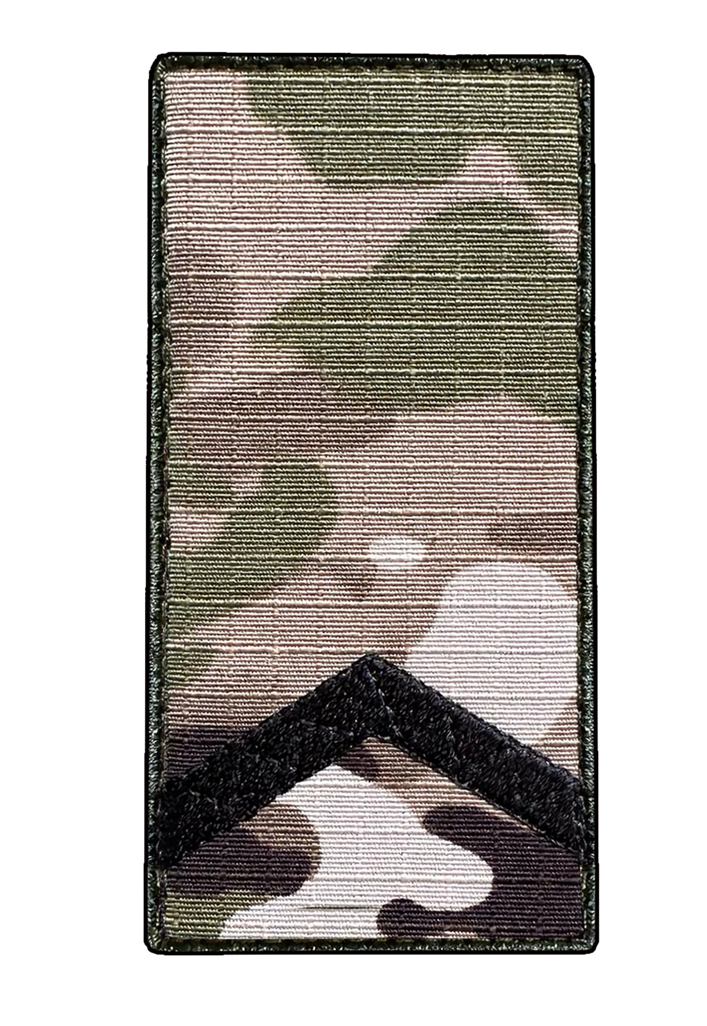 Шеврон-погон вишитий Старший солдат ЗСУ на липучці Мультикам (STSOLDAT3)