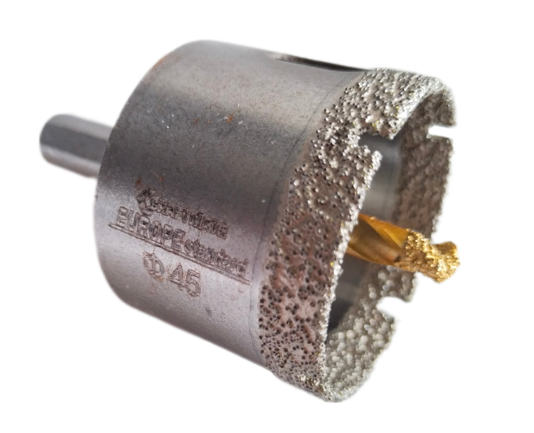 Сверло алмазное Craftmate 45 мм по керамограниту с направляющим (45CR-Napr)