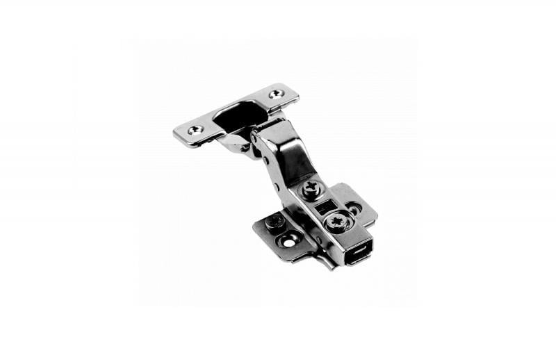 Петля GTV SilentoPro 3D внутренняя гидравлическая и опорная планка Н=0 clip-on Black