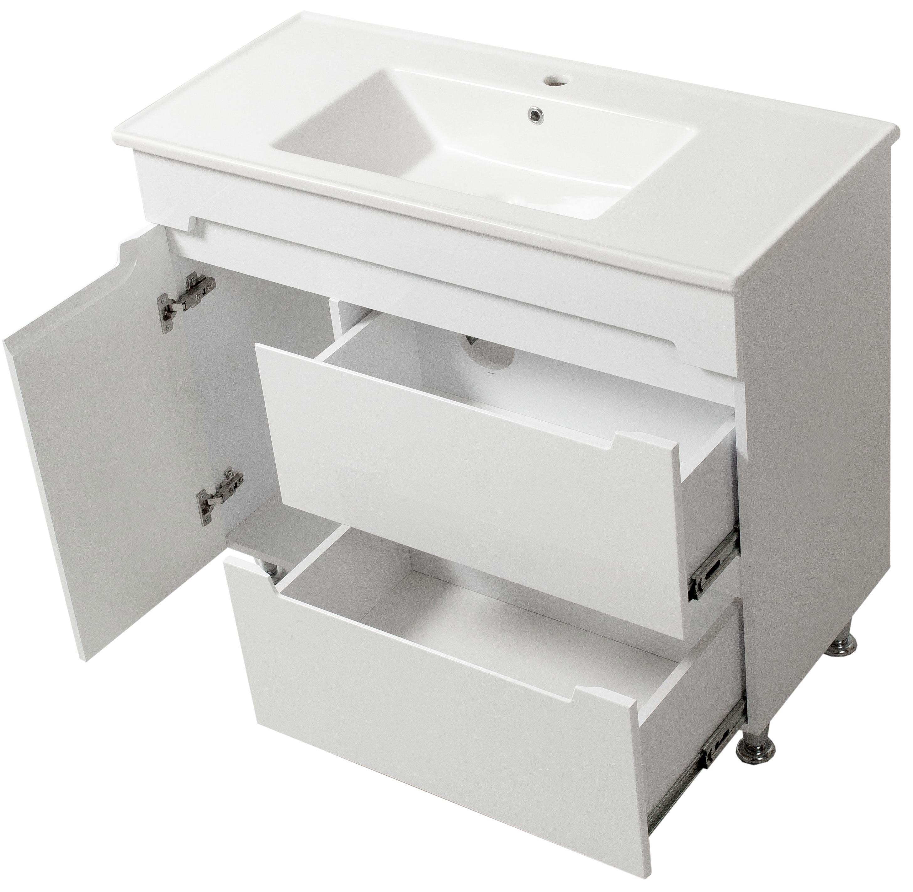 Тумба ЮВВИС Марко Т-8 100 см с умывальником Vesta (14719483) - фото 2 Тумба ЮВВИС Марко Т-8 100 см с умывальником Vesta (14719483) - фото 2