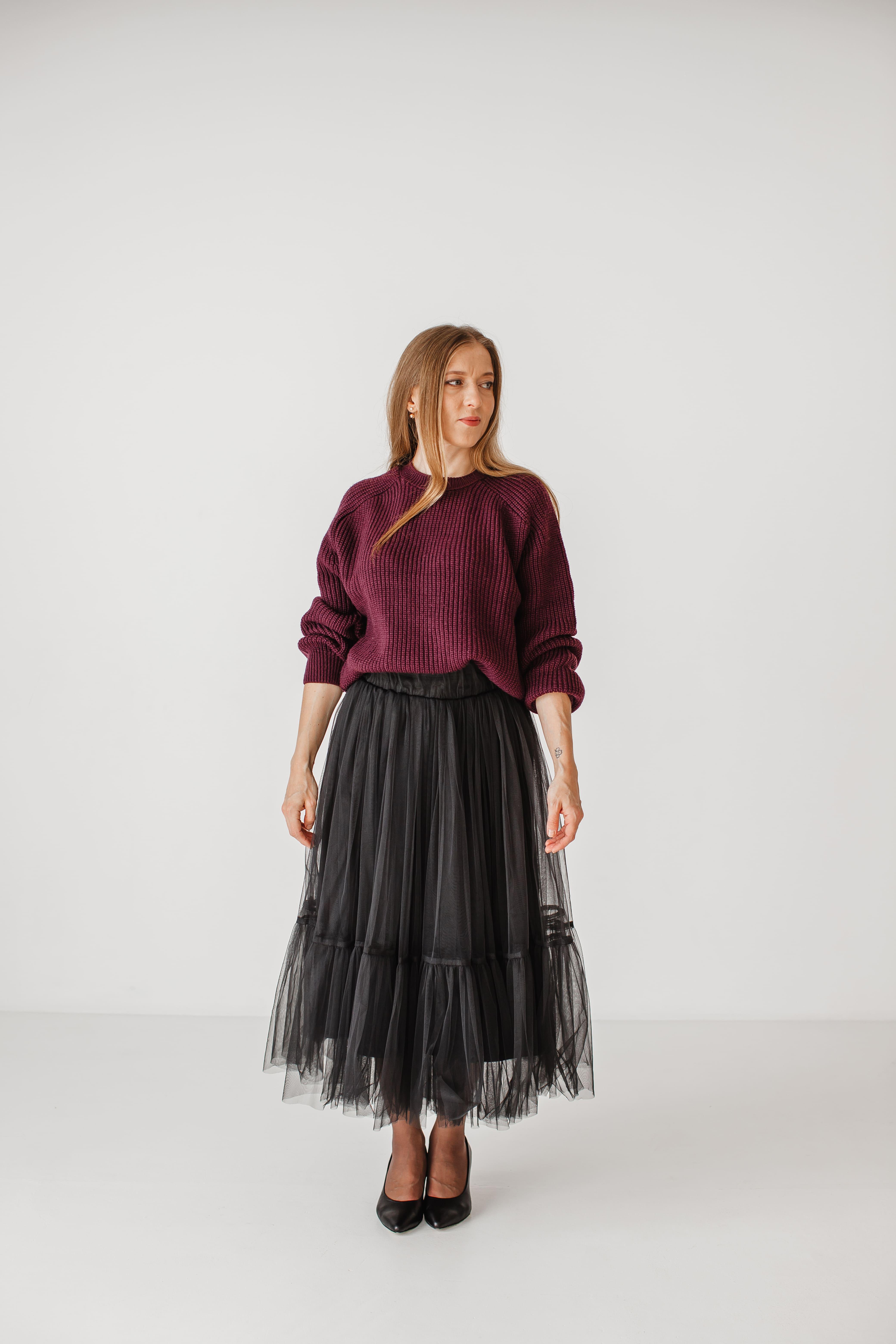 Спідниця жіноча VSlatinina фатинова L Чорний (01234567843) - фото 6 Спідниця жіноча VSlatinina фатинова L Чорний (01234567843) - фото 6