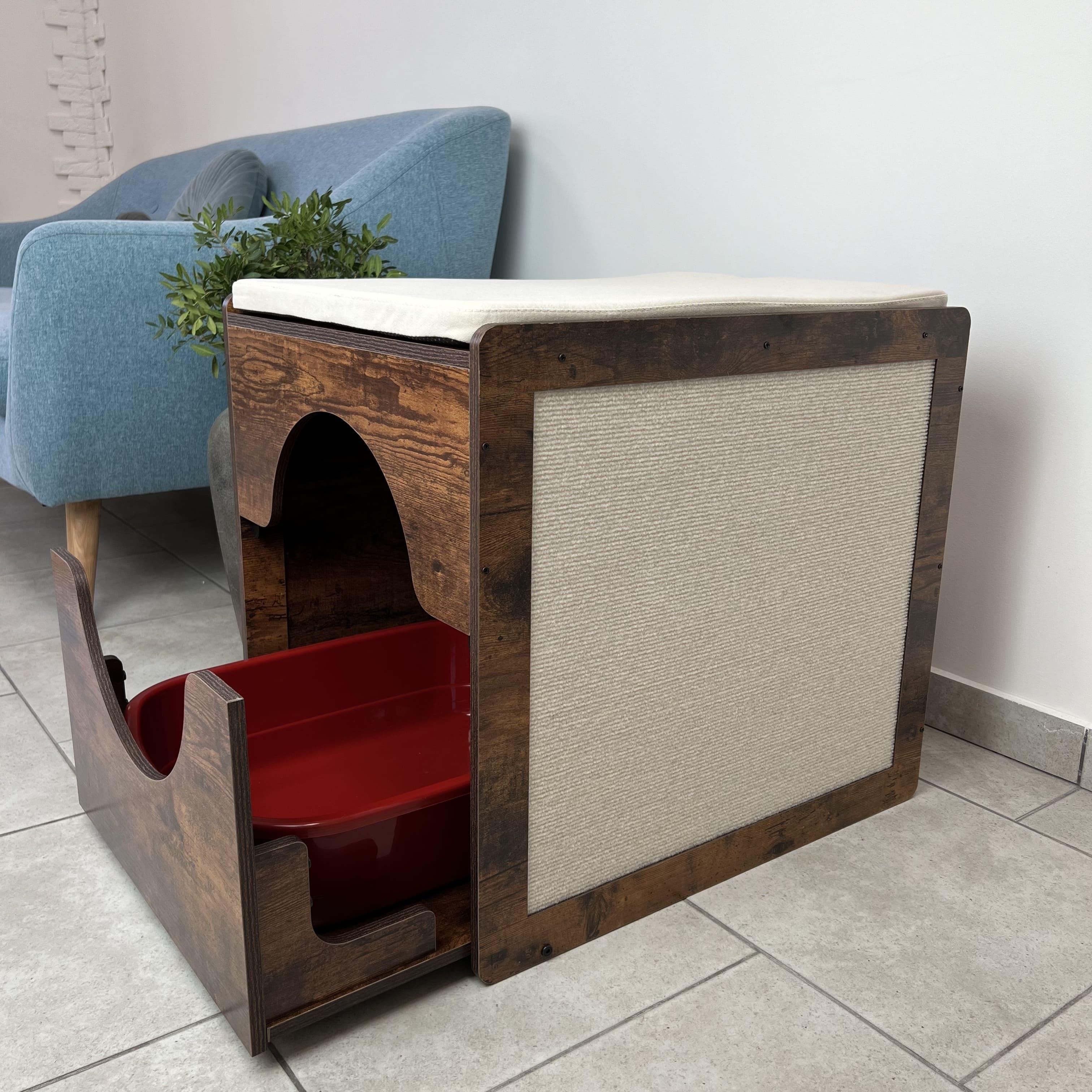 Туалет закритий для тварин Luminaria 59,8х50х55 см (22889012) - фото 2 Туалет закритий для тварин Luminaria 59,8х50х55 см (22889012) - фото 2