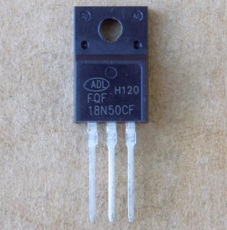 Транзистор FQF18N50CF FQF18N50/18N50CF/18N50 для SIF18N50/SIF18N50C/JCS18N50FH/(50721)