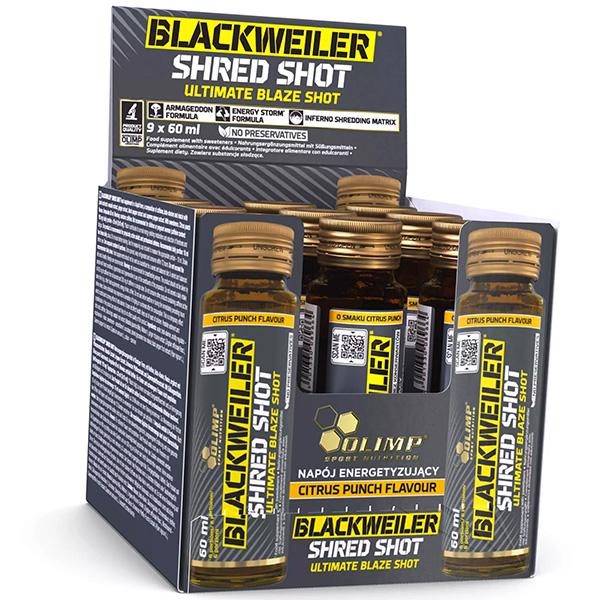 Передтренувальний комплекс Olimp Nutrition Blackweiler Shred Shot Цитрусовий пунш 60 мл (11283008) - фото 2