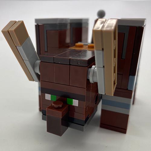 Конструктор фігурка iBlock Розорювач Майнкрафт Ravager Minecraft 9 см Конструктор фігурка iBlock Розорювач Майнкрафт Ravager Minecraft 9 см