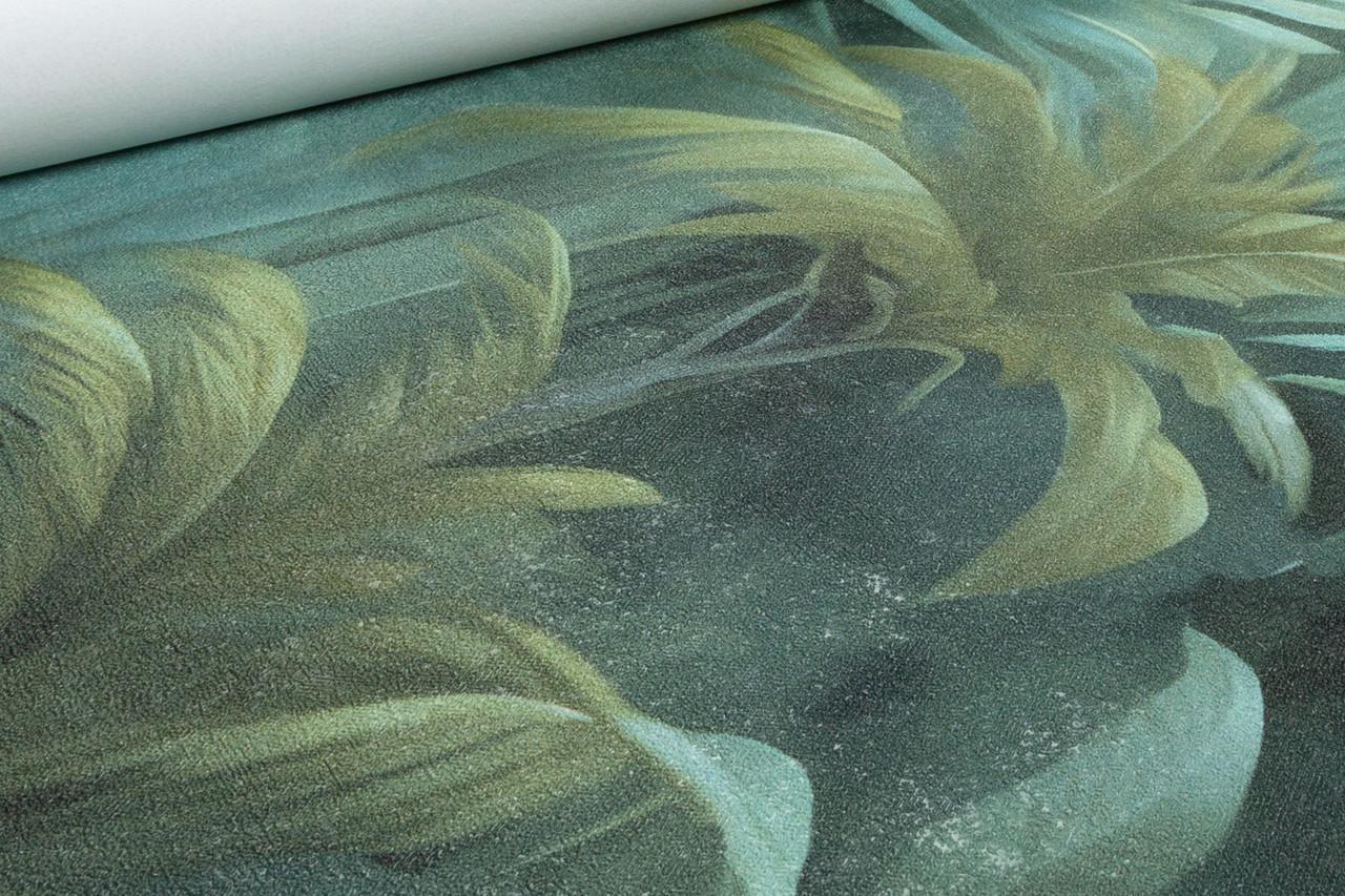 Обои флизелиновые DU&KA Jungle 30100-3 винил горячего тиснения 1,06х10,05 м Зеленый