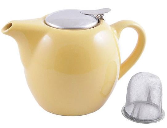 Чайник заварювальний Fissman ProfiTea 750 мл з ситечком Жовтий (FN-TP-9202)
