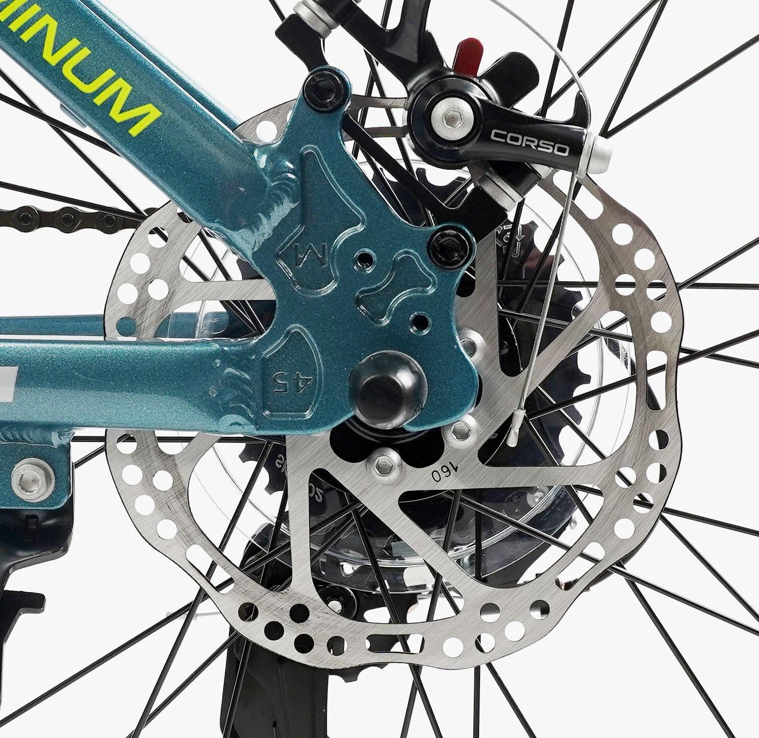 Велосипед Спортивный Corso Project C-27130 рама алюминиевая 15"/27,5" Синий (24383241) - фото 7 Велосипед Спортивный Corso Project C-27130 рама алюминиевая 15"/27,5" Синий (24383241) - фото 7