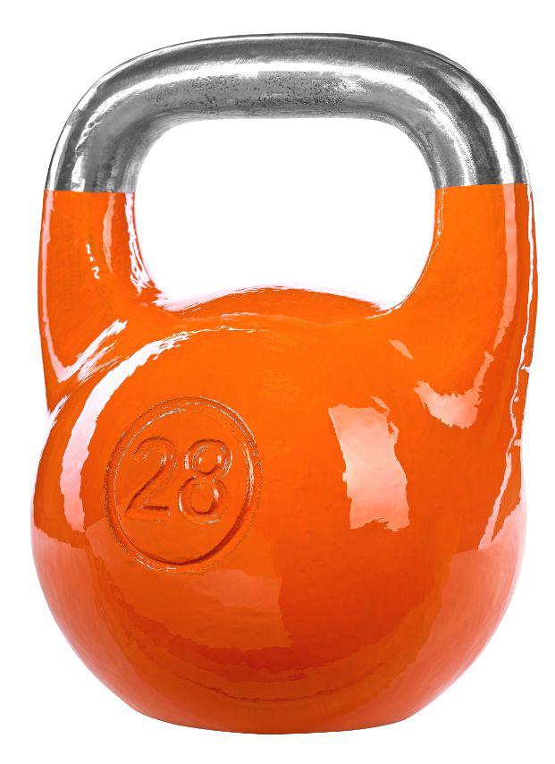Гиря чавунна цільна 28 кг Помаранчевий (6575609) - фото 1 Гиря чавунна цільна 28 кг Помаранчевий (6575609) - фото 1