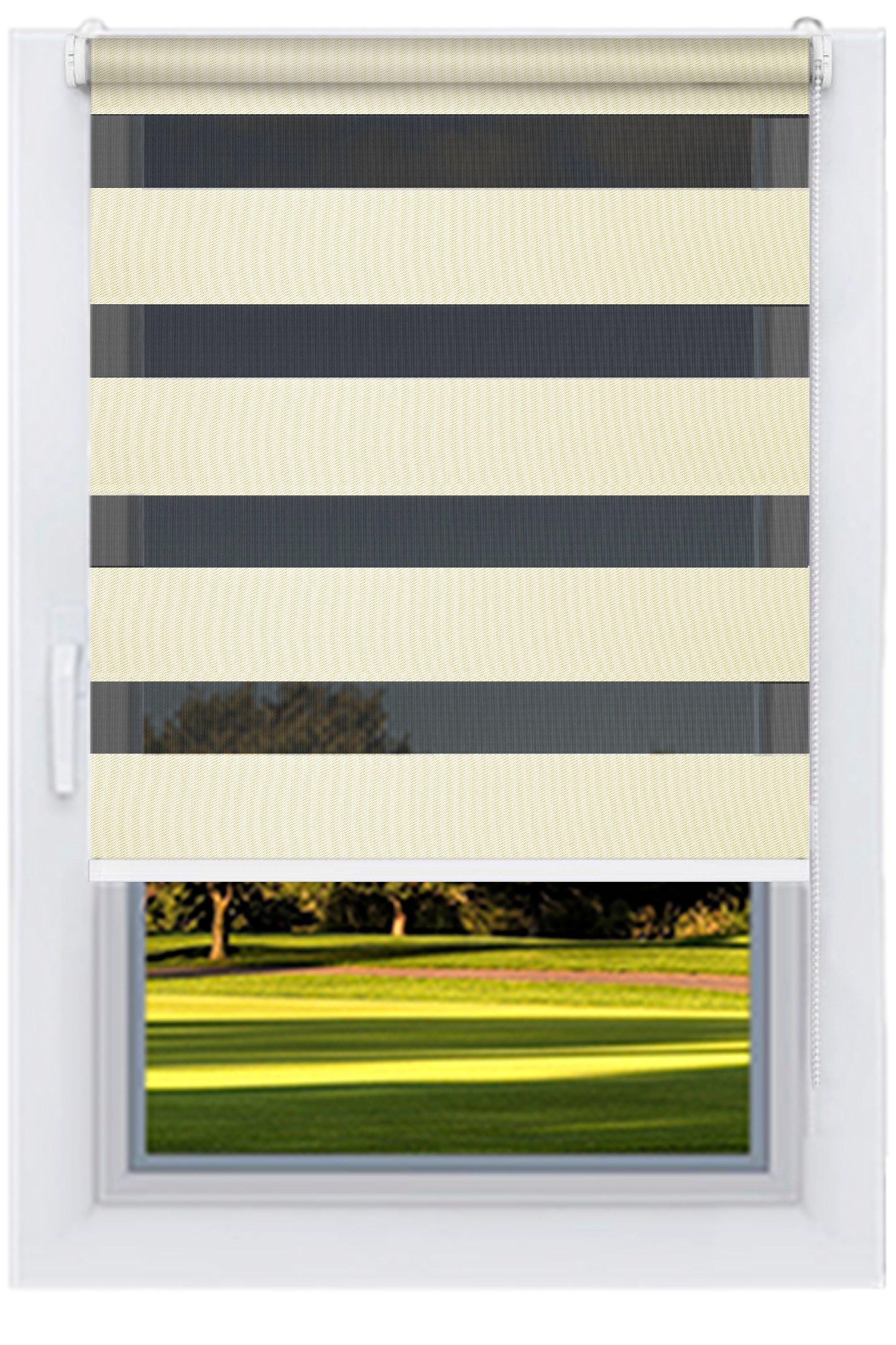 Ролета тканевая Decolux 110х160 см Блэклайн Рислинг