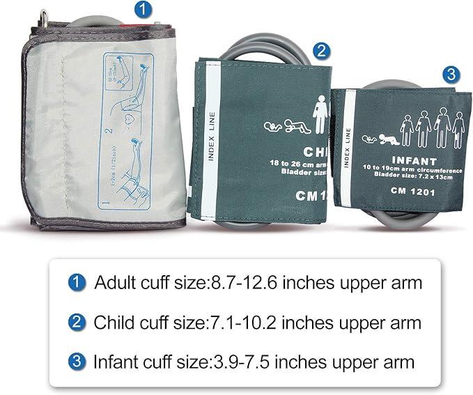 Тонометр автоматичний CONTEC 3 режими та 3 манжети - фото 3 Тонометр автоматичний CONTEC 3 режими та 3 манжети - фото 3