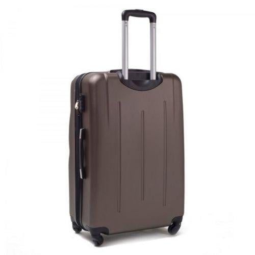 Чемодан средний пластиковый Wings 304 Кофейный - фото 2 Чемодан средний пластиковый Wings 304 Кофейный - фото 2