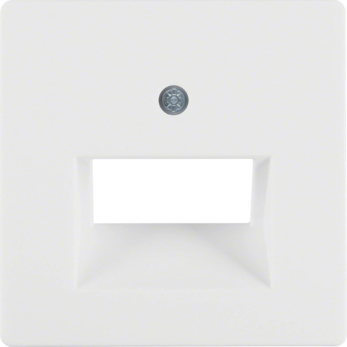 Панель лицевая Berker Q.1 /Q.3/Q.7 для двойной розетки UAE Полярная белизна (14096089)