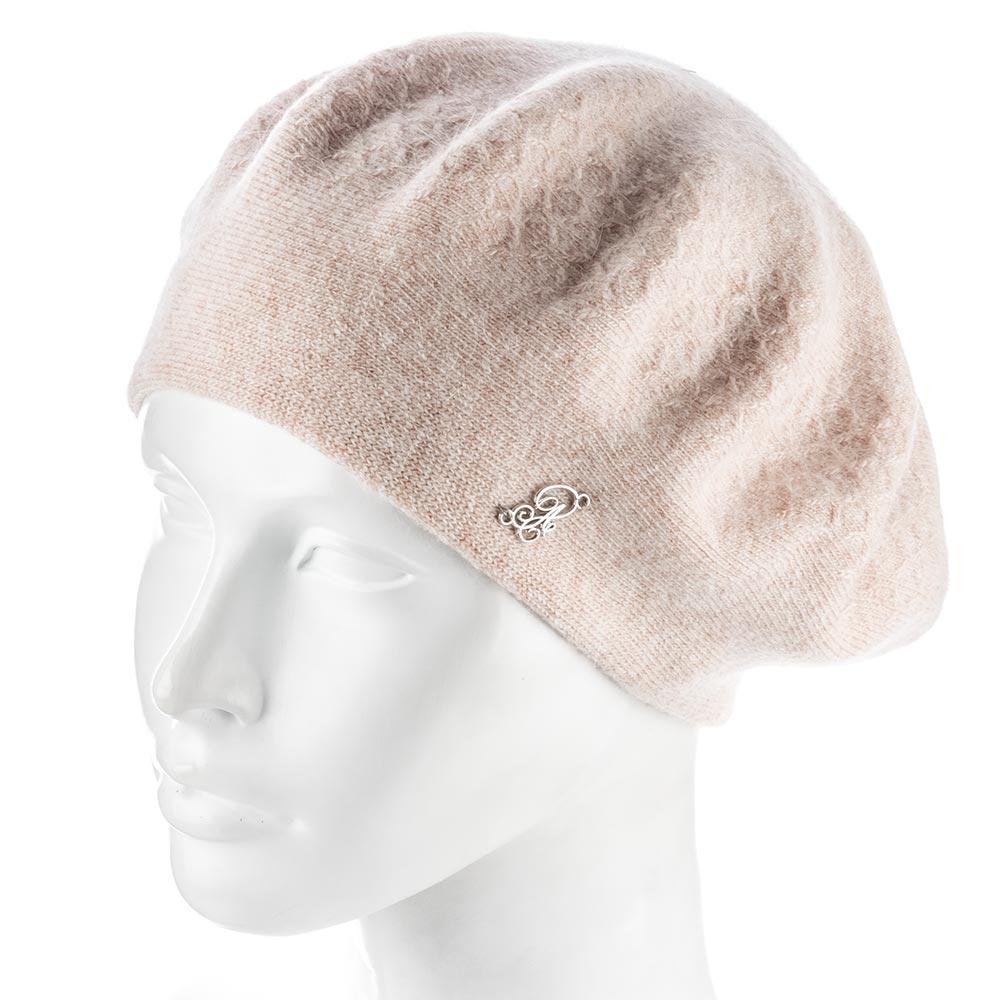 Шапка женская Atrics WH873 двойной ангоровый Латте