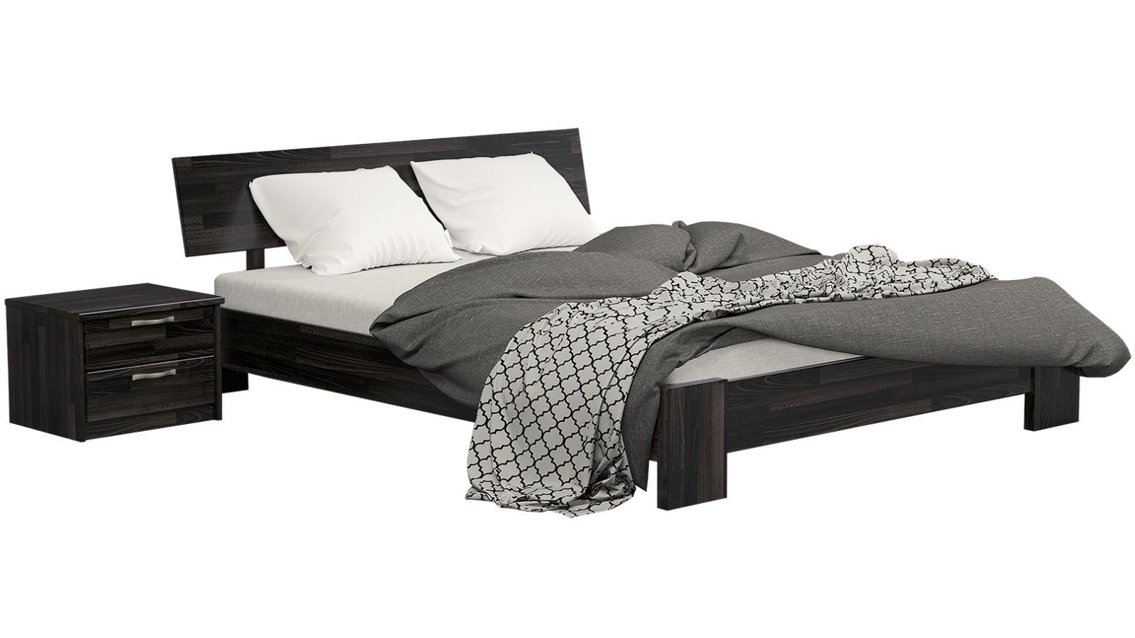 Кровать деревянная ТИТАН 160х190 см Венге Кровать деревянная ТИТАН 160х190 см Венге