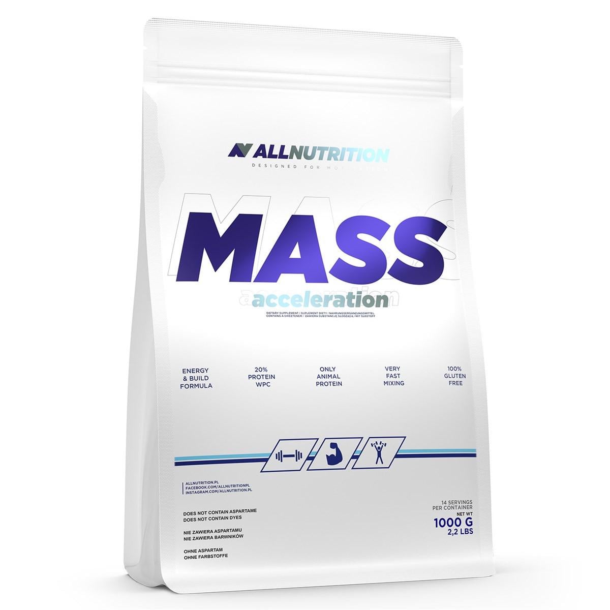 Гейнер AllNutrition Mass Acceleration Vanilla 1000 g