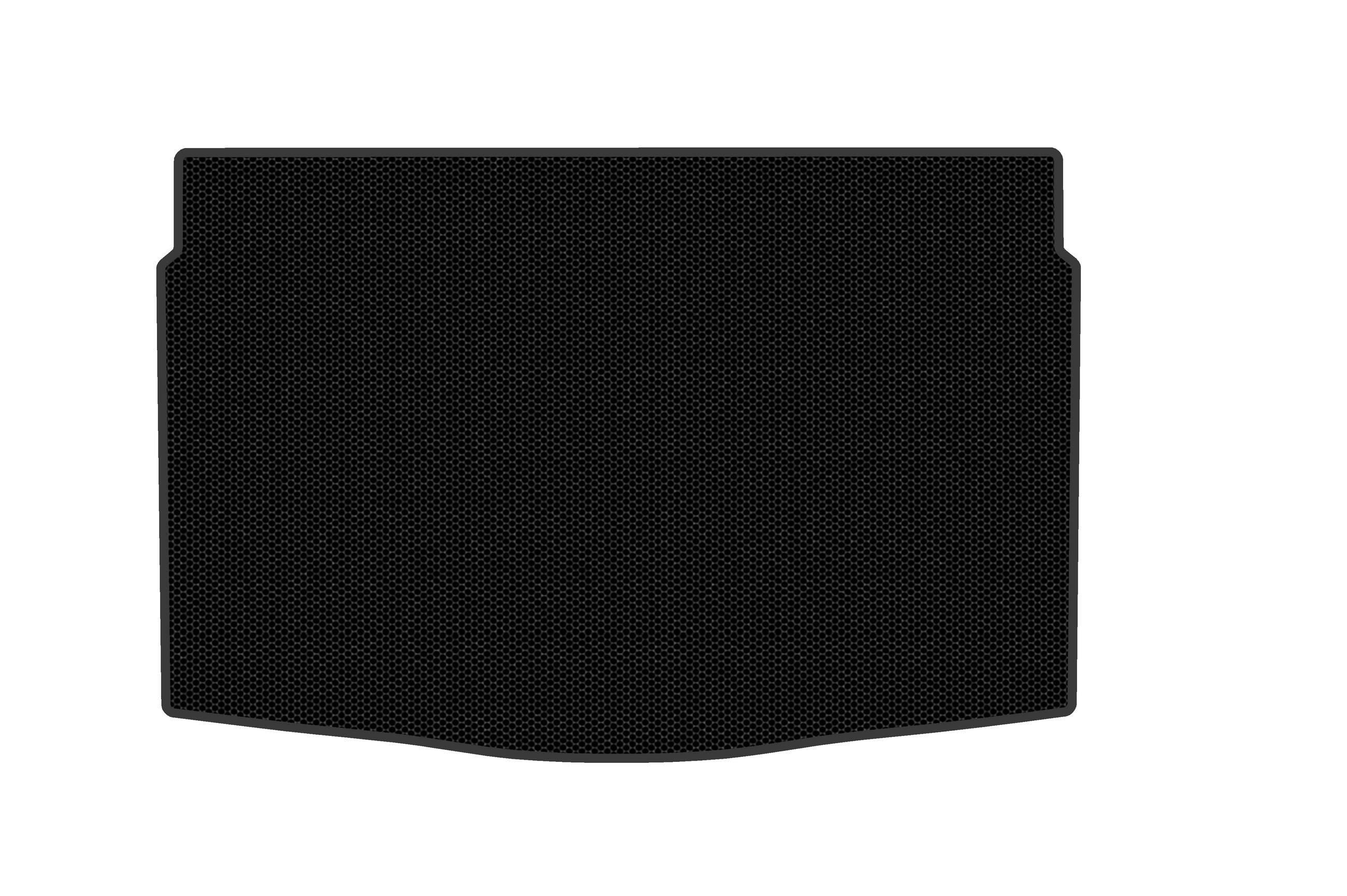 Коврик в багажник резиновый Digital Designs V1 для Seat Ibiza 2017 г. Черный (186930)