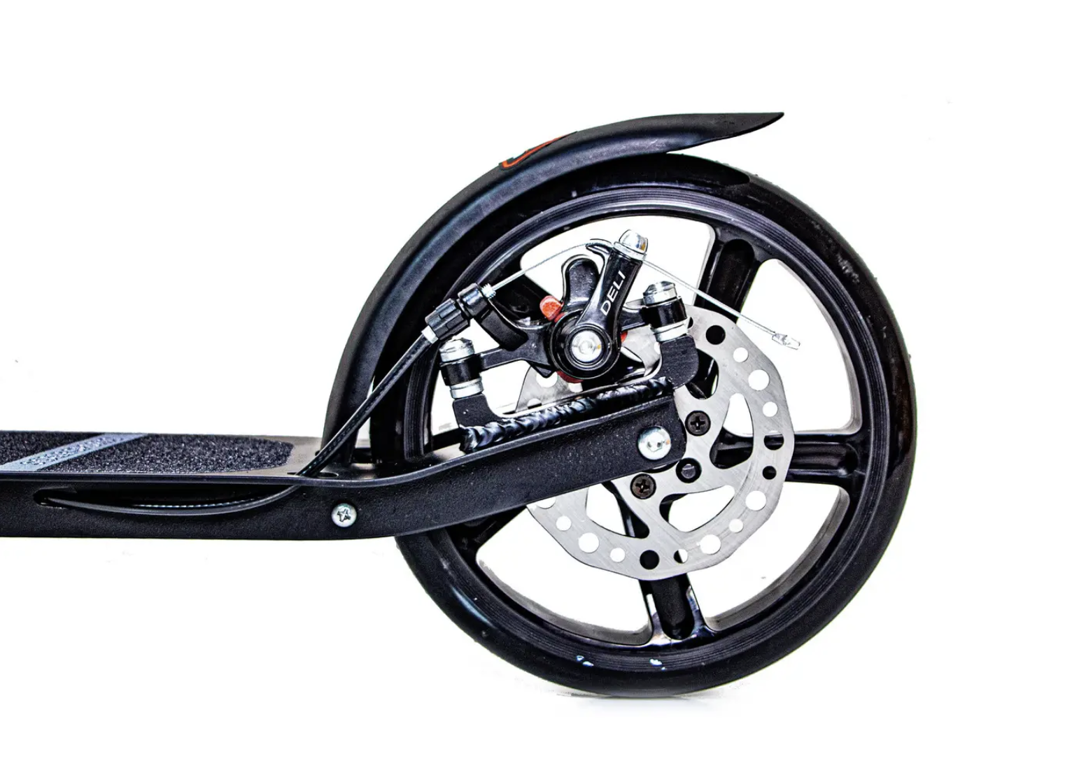 Самокат металлический Scale Sports SS-12 с дисковым тормозом и LED-фонарем Белый (2489481774) - фото 2 Самокат металлический Scale Sports SS-12 с дисковым тормозом и LED-фонарем Белый (2489481774) - фото 2