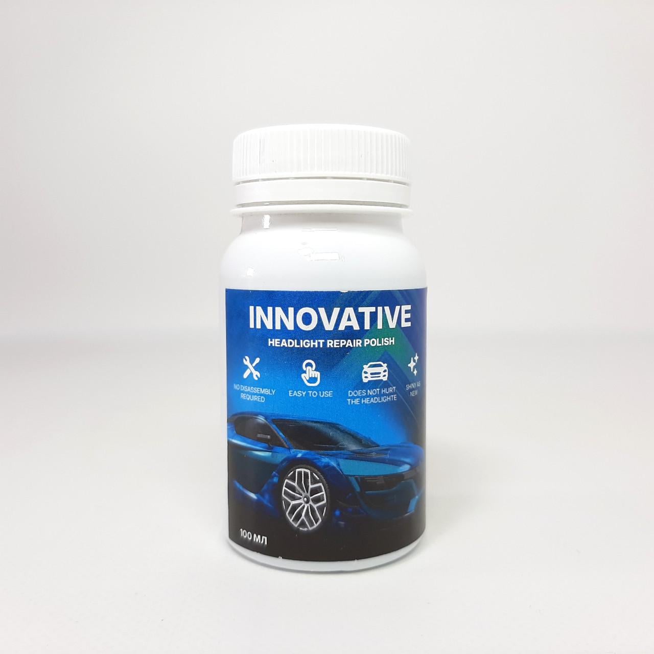 Жидкость для ремонта царапин автомобильных фар Innovative Headlight Repair Polish 100 мл (X-2114)