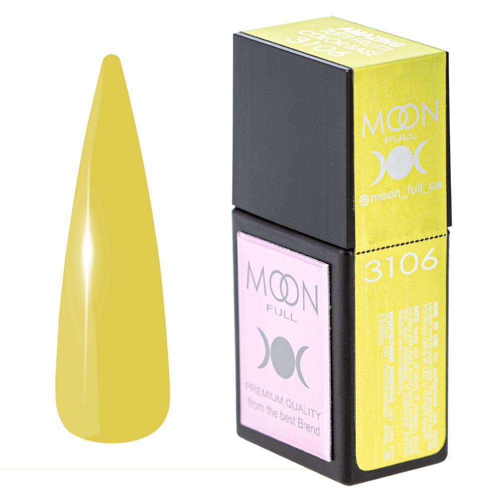 Базовое покрытие цветное Moon Full AMAZING Tutti Frutti №3106 12 мл