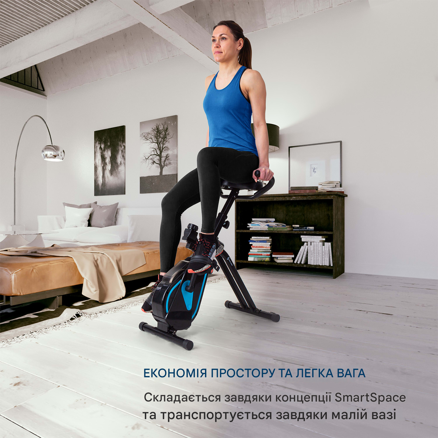 Велотренажер Capital Sports Azura Desk Bike з настільною консоллю (10035534) - фото 7