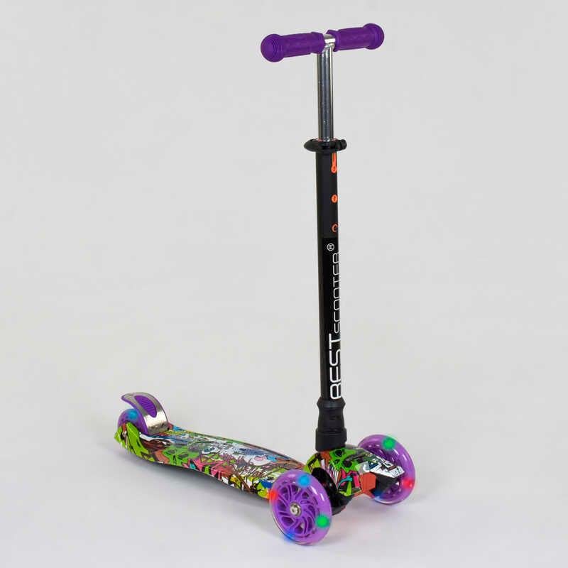 Самокат Best Scooter А 24646 /779-1390 MAXI пластмассовый 4 колеса PU d 12 см Самокат Best Scooter А 24646 /779-1390 MAXI пластмассовый 4 колеса PU d 12 см