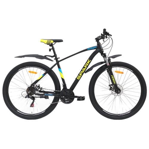 Велосипед Spark Delight колеса 29" алюминиевая рама 19" Черный с голубым (000218782)