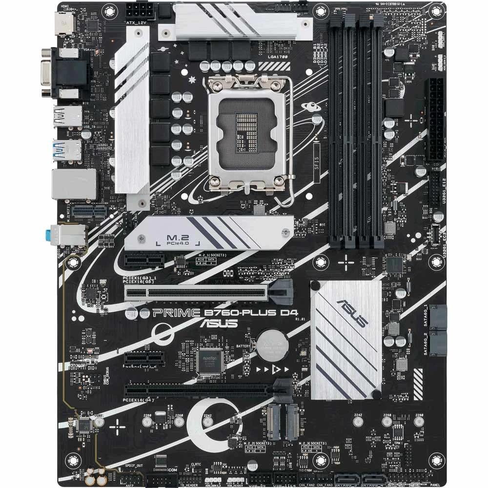 Материнська плата Asus Prime B760-PLUS D4 Socket 1700/ATX/4хDDR4 DIMM (11401228)