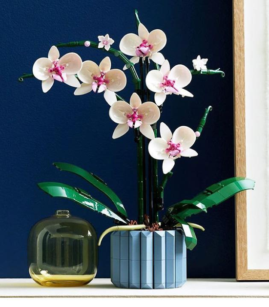 Конструктор квіти Орхідея в горщику Orchid 3D квітка на 608 деталей - фото 8 Конструктор квіти Орхідея в горщику Orchid 3D квітка на 608 деталей - фото 8