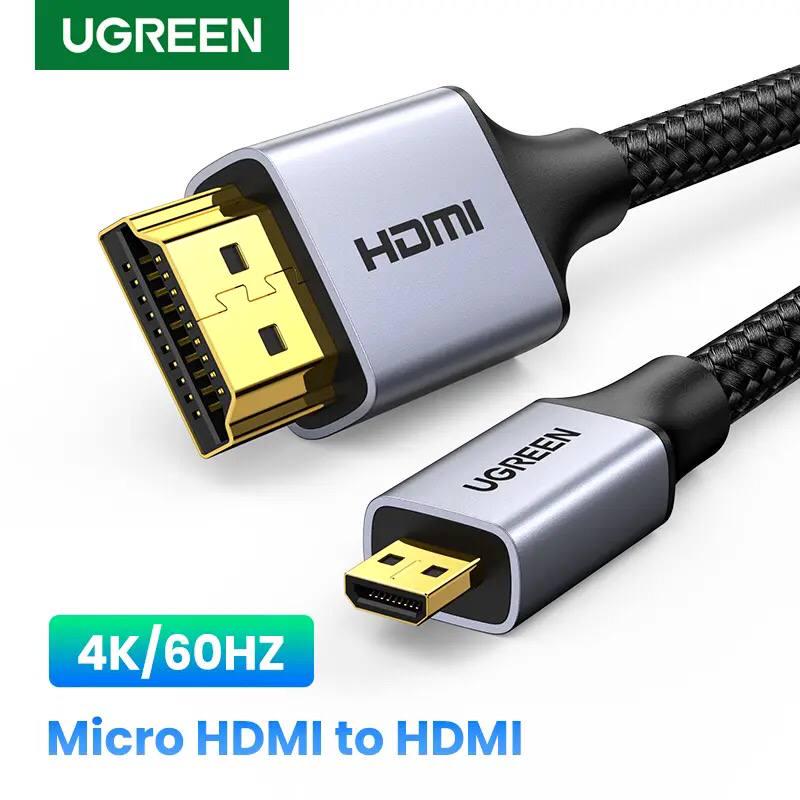 Кабель UGREEN HD109 Micro HDMI to HDMI 2.0 3D 1 м Black (10550) - фото 7