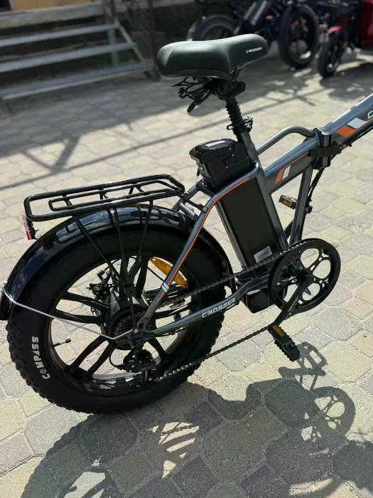 Электровелосипед Crosser COMP 350W 12Ah Серый с оранжевым - фото 6 Электровелосипед Crosser COMP 350W 12Ah Серый с оранжевым - фото 6