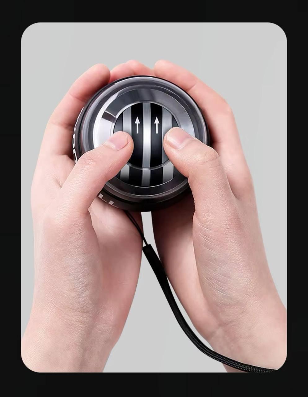 Тренажер для зап'ястя Powerball Gyro Ball для кистей рук Black (25653663) - фото 3 Тренажер для зап'ястя Powerball Gyro Ball для кистей рук Black (25653663) - фото 3