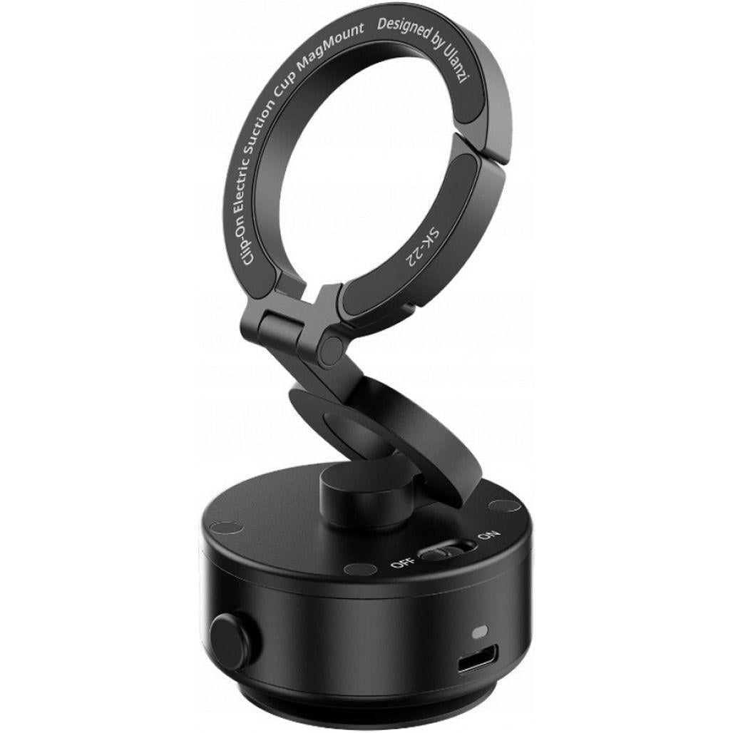 Держатель с электроприсоской Ulanzi SK-22 Electric Suction Cup Bracket для мобильных телефонов UV-M096 Black (2976165762)