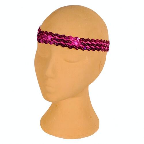 Резинка на голову в паетках Seta Decor 11-356ML