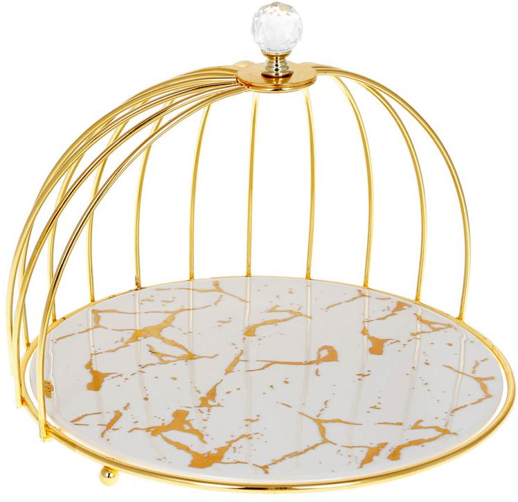 Блюдо Мраморная Роскошь Ø 27 см круглое фарфор Белый мрамор (BD-954-518) Блюдо Мраморная Роскошь Ø 27 см круглое фарфор Белый мрамор (BD-954-518)