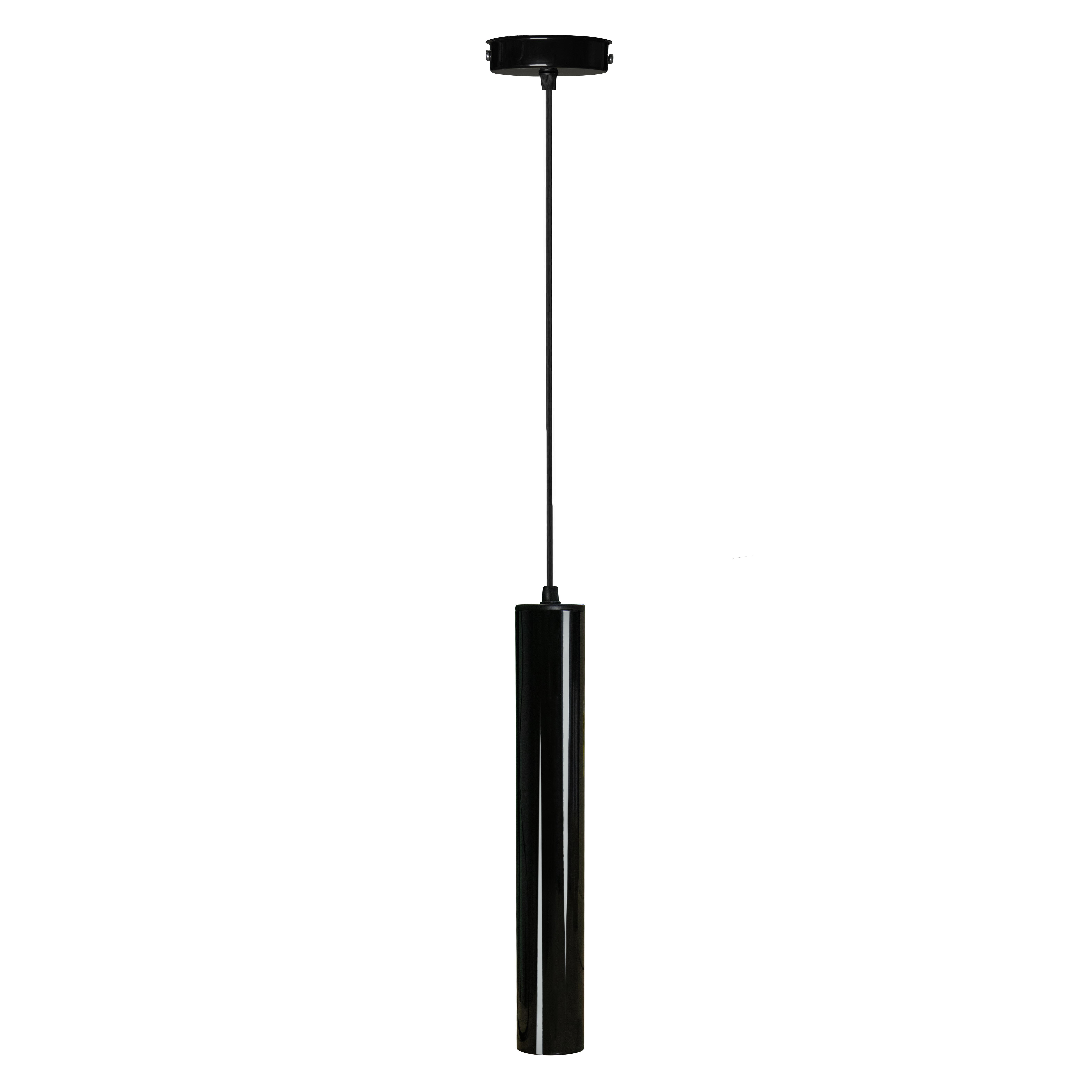 Светильник подвесной MSK Electric Tube черный глянец NL 3522 GL