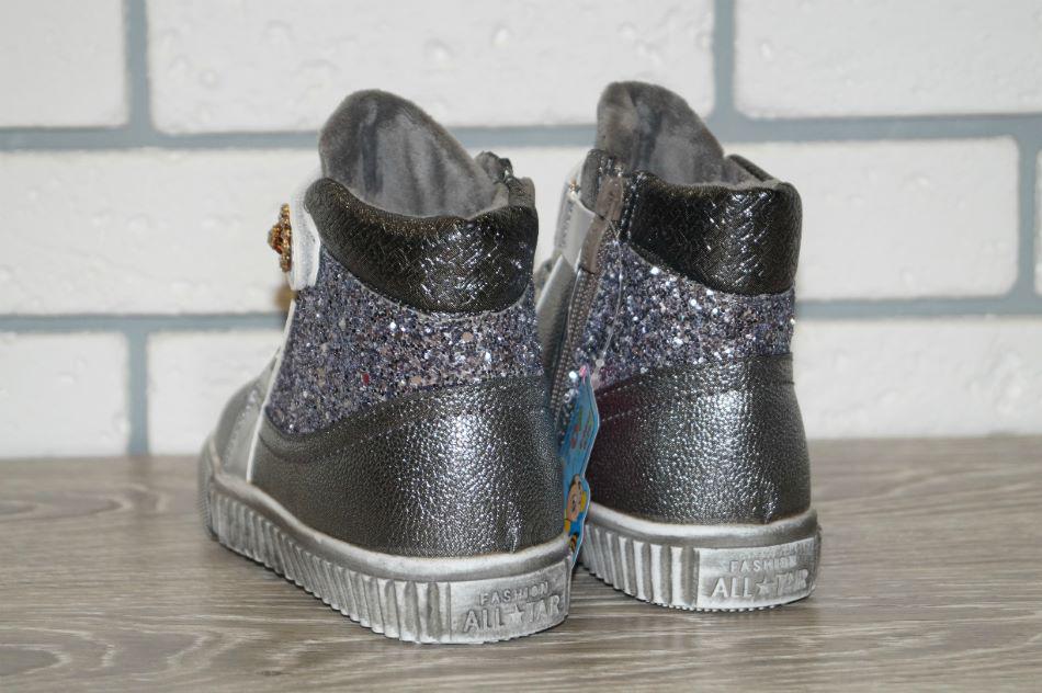 Ботинки детские зимние Y.Top р. 28 16,5 см Серебристый (30519-28) - фото 4