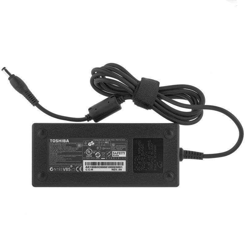 Блок живлення для ноутбука Toshiba без кабеля 19V 6,3A 120W 5,5х2,5 мм прямий роз'єм Black (216577)