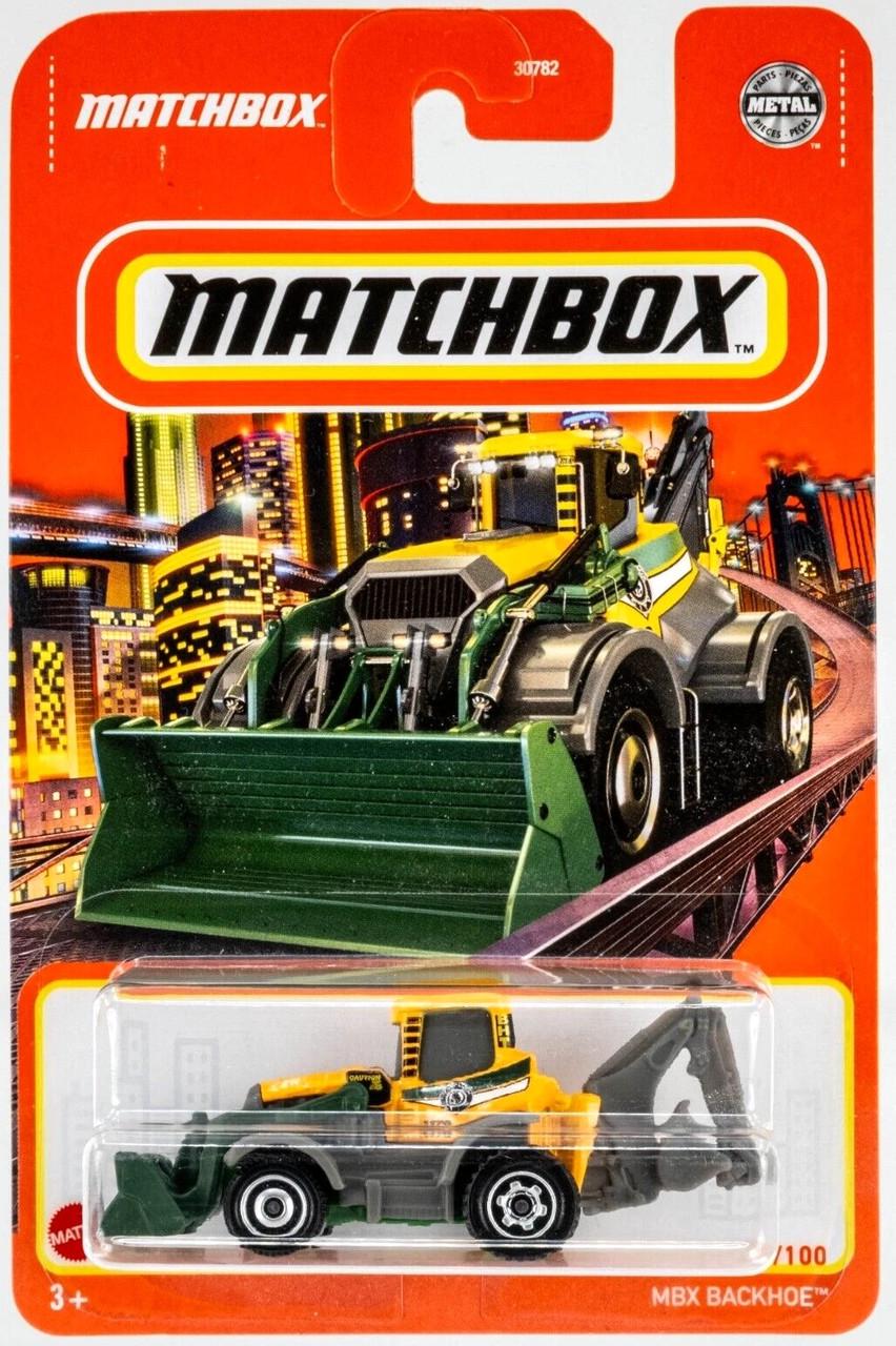 Игрушечная машинка Matchbox MBX Backhoe 2021 MBX Metro №68 (GVX78)