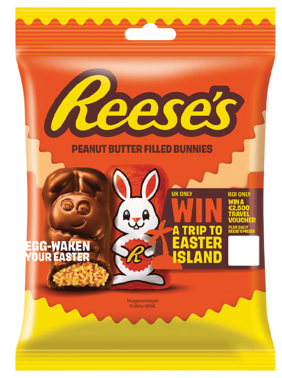Шоколадні зайці Reese's Peanut Butter Filled Mini Bunnies 70 г (3030161035)