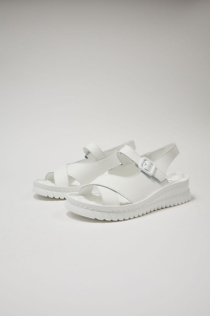 Босоножки женские ALLSY кожаные р. 37 Белый (195335)